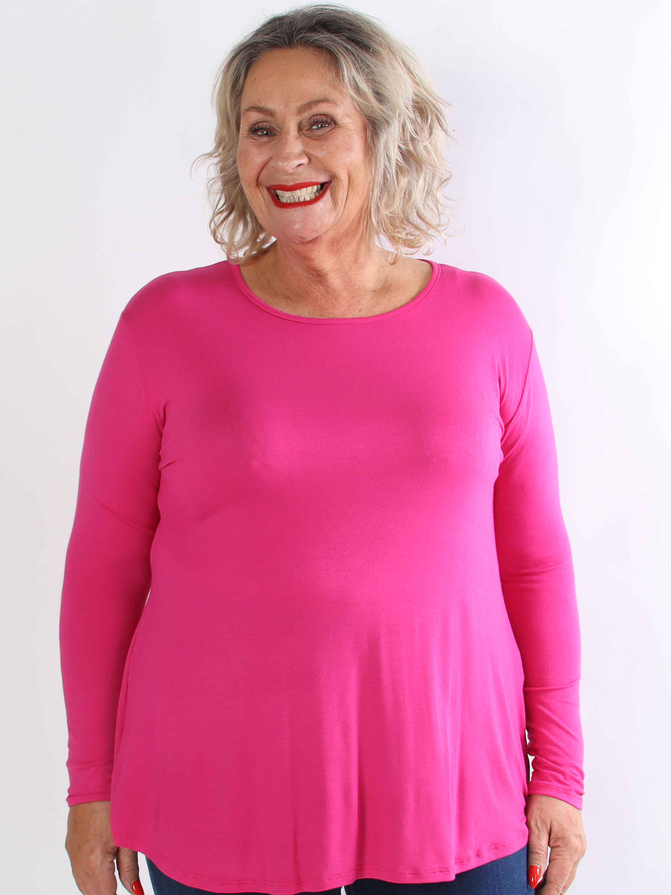 Otine - Langærmet basisbluse